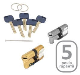 Циліндр дверний APECS Premier XR 100мм (50*50) ключ-ключ