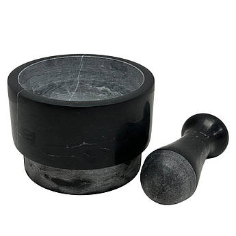 Ступка для спецій IKEA ADELSTEN (ІКЕА ЕДЕЛЬСТЕН). 60201251. Чорна