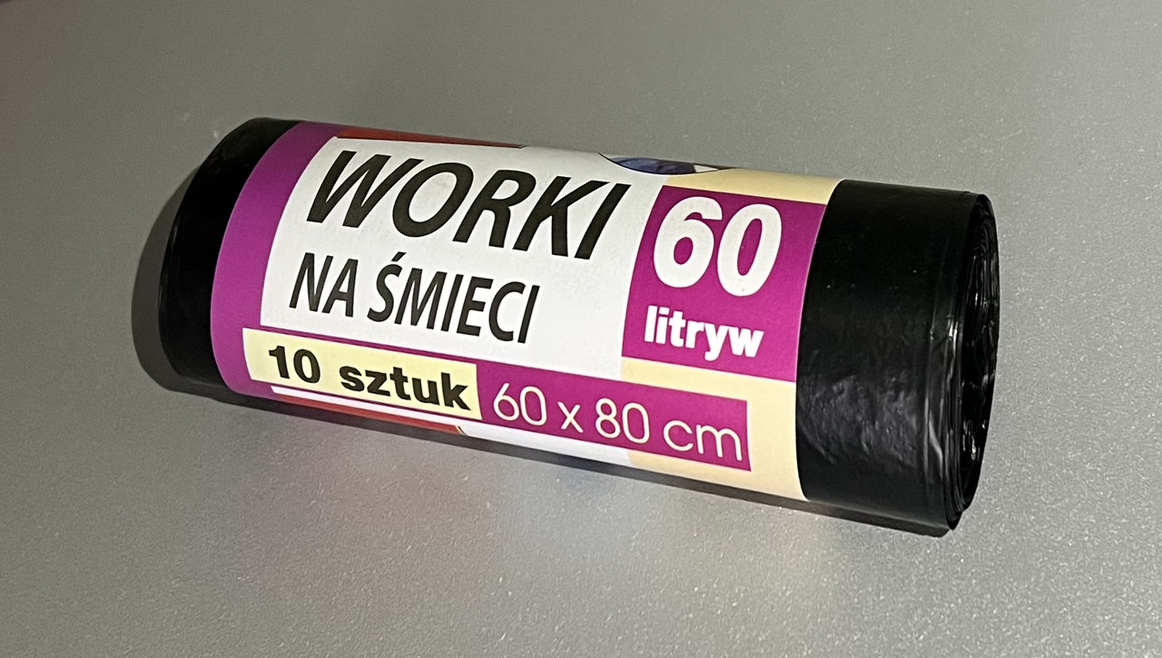Пакет для сміття 60л