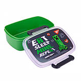 Шкільний набір YES Minecraft Time S-101 LED (рюкзак, пенал, сумка, ланчбокс, пляшка) 130-145 см, фото 10