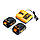 Набір DeWalt 3в1 (Шуруповерт DCD996P2 + Пила DCM200N + Секатор DCMP575P2) Девольт 3в1 24V 5AH з набором bs, фото 5