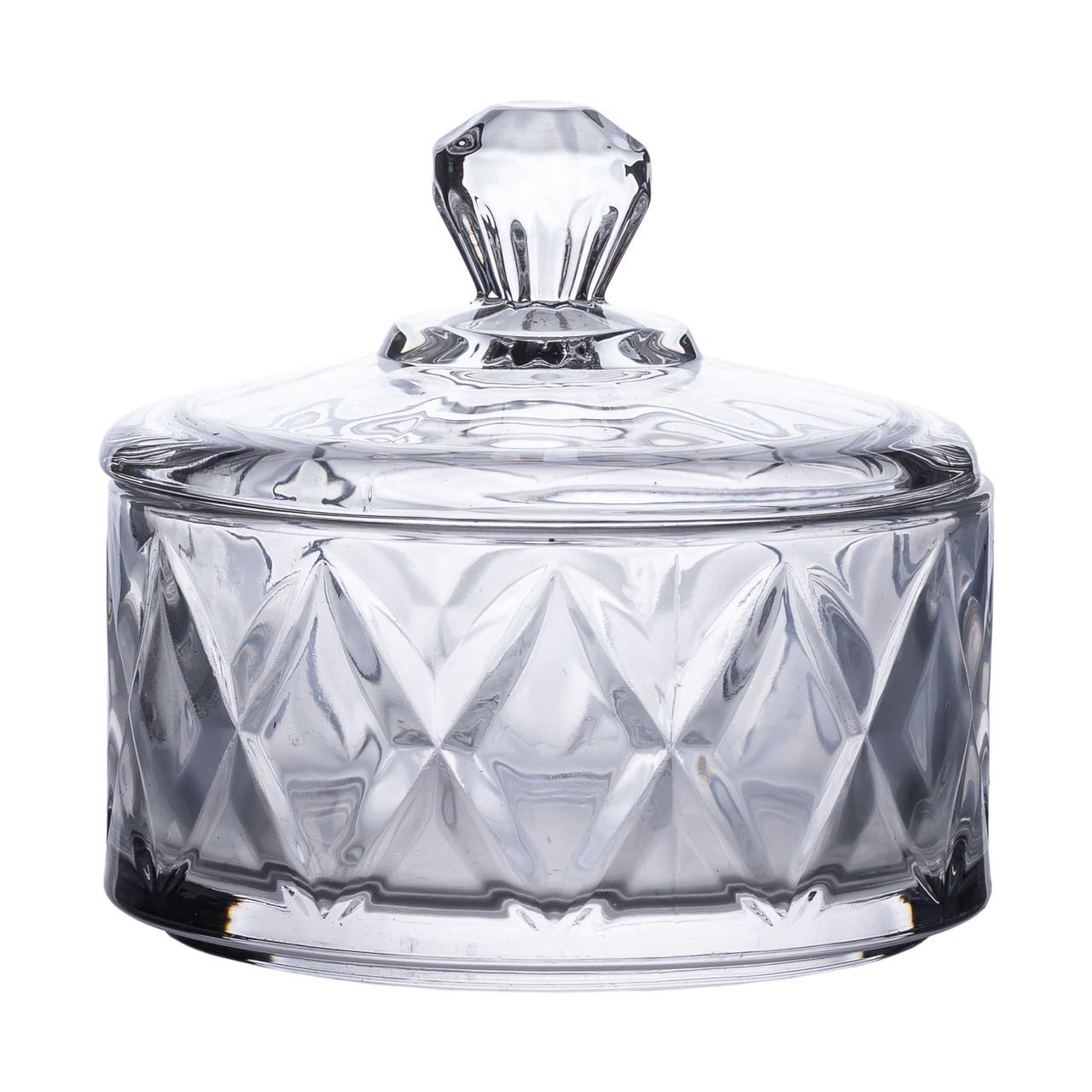 Цукерниця з кришкою Ø 10 скляна, фото 1