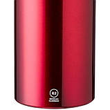 Пляшка для води ЕРІХ 400 мл алюмінієва з карабіном червона, фото 3