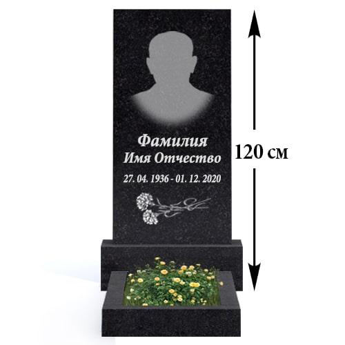 Пам'ятник на могилу із граніту стандартний (100-50) В-01, фото 1