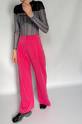 Штани палацо Бриз Apti рожевий