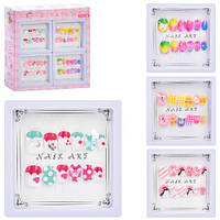 Косметика набір для манікюру, нігті-наліпки, в кор. 12шт(4 види) в дисплеї, 20,5*22*6,5см (240шт)