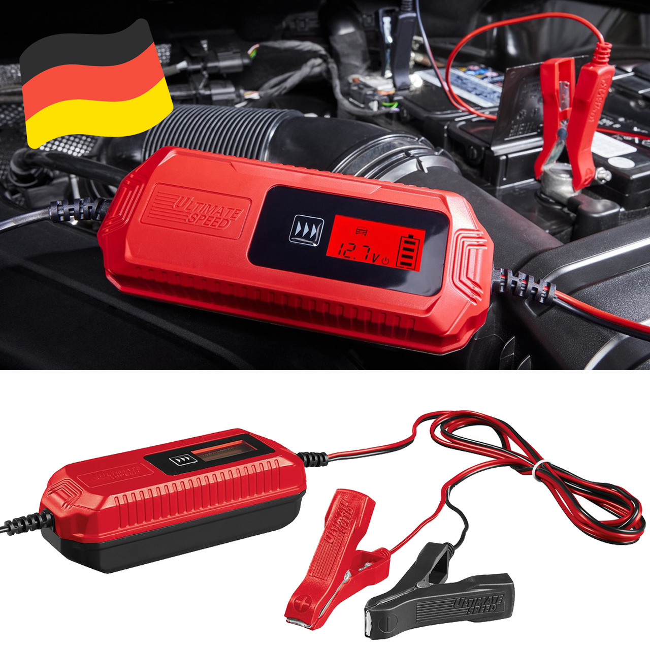 Електронний зарядний пристрій для акумуляторів Ultimate Speed ULGD 5.0 E3 (5A, 120 А·год, Німеччина), фото 1