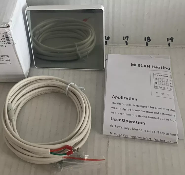 Wi-Fi термостат для опалення – інтелектуальне керування температурою ME81H.16  🌡📱, фото 1