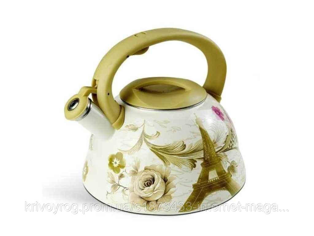 Чайник 3л емальований Париж EB-1747 ТМ EDENBERG, фото 1