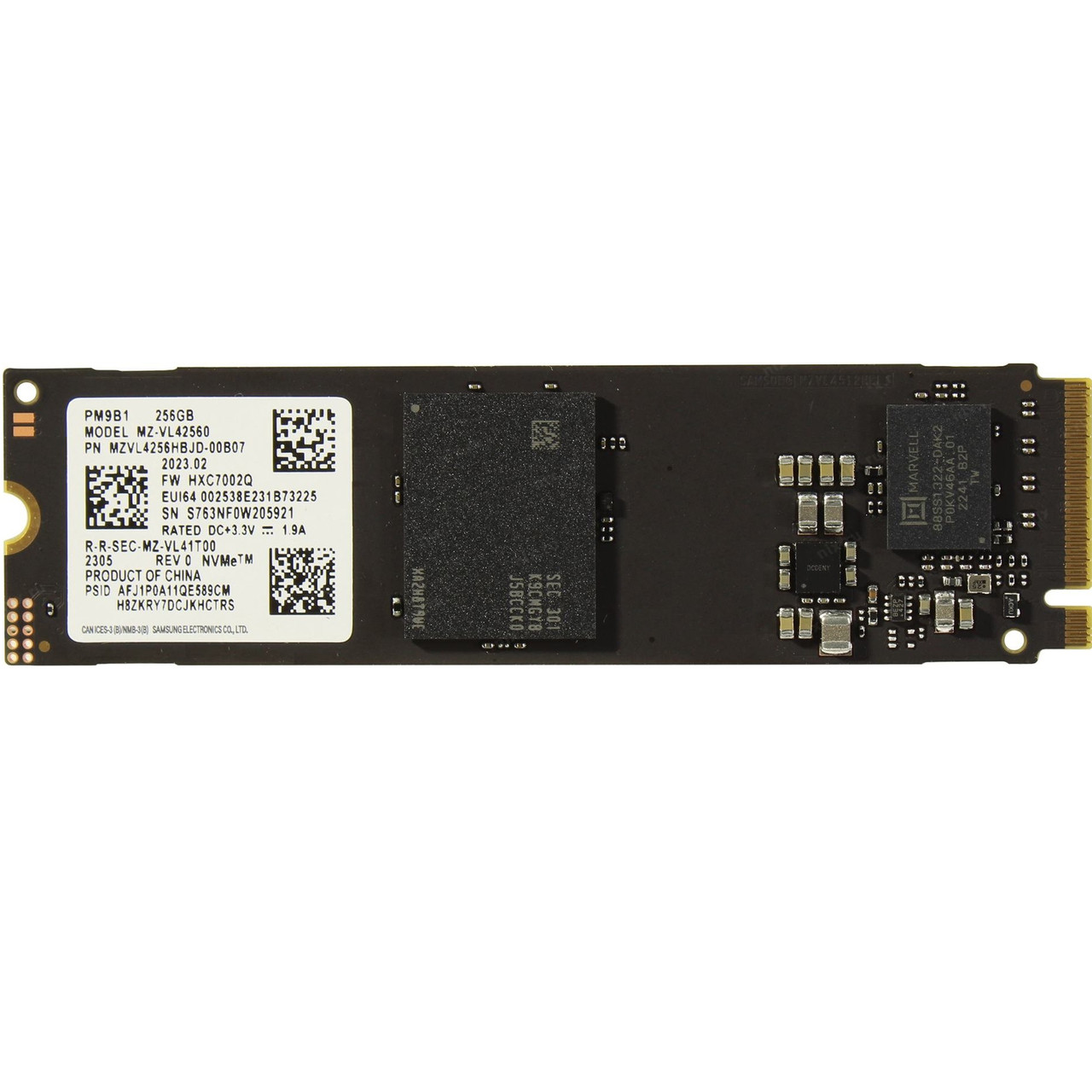 SSD диск 256GB Samsung M.2 PCIe 3.0 x4 TLC (MZVL4256HBJD-00BH1)