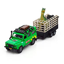 Ігровий набір Land Rover TechnoDrive 520178.270 з причепом і динозавром