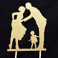 Картонний топер Сім'я