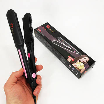 Щипці, плойка прасок DOMOTEC MS-4905, Щітка щипці для випрямлення волосся. Колір: рожевий