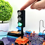 Конструктор SD807 електронний, зі світлом, рухомим гвинтом, на батарейках, у коробці., фото 8