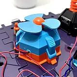 Конструктор SD807 електронний, зі світлом, рухомим гвинтом, на батарейках, у коробці., фото 10