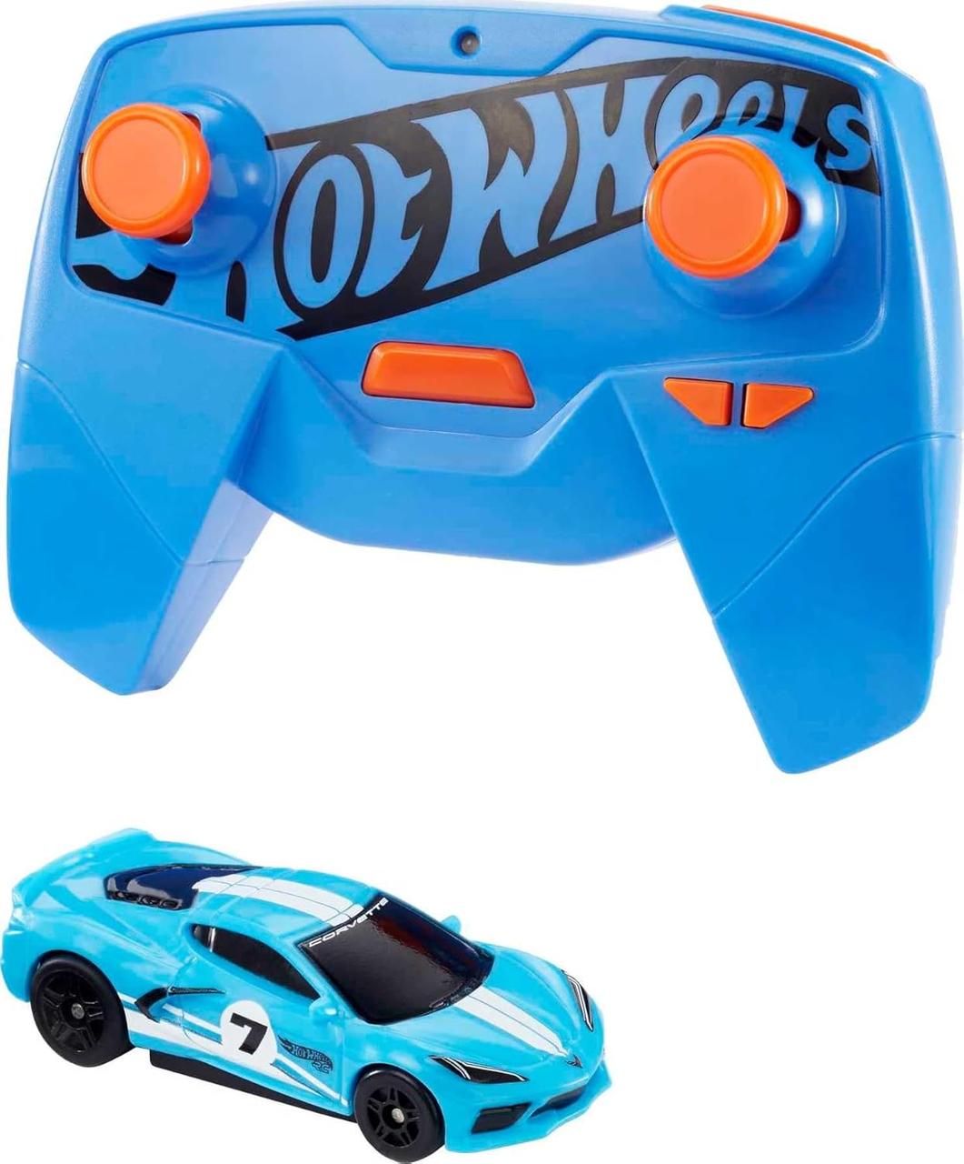 Машинка Хот Вілс Шевроле 1:64 на Пульті Керування для Треку Hot Wheels Chevrolet Corvette C8 Mattel HMH23