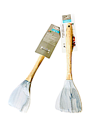 Лопатка силіконова з дерев'яною ручкою 33*7.5см