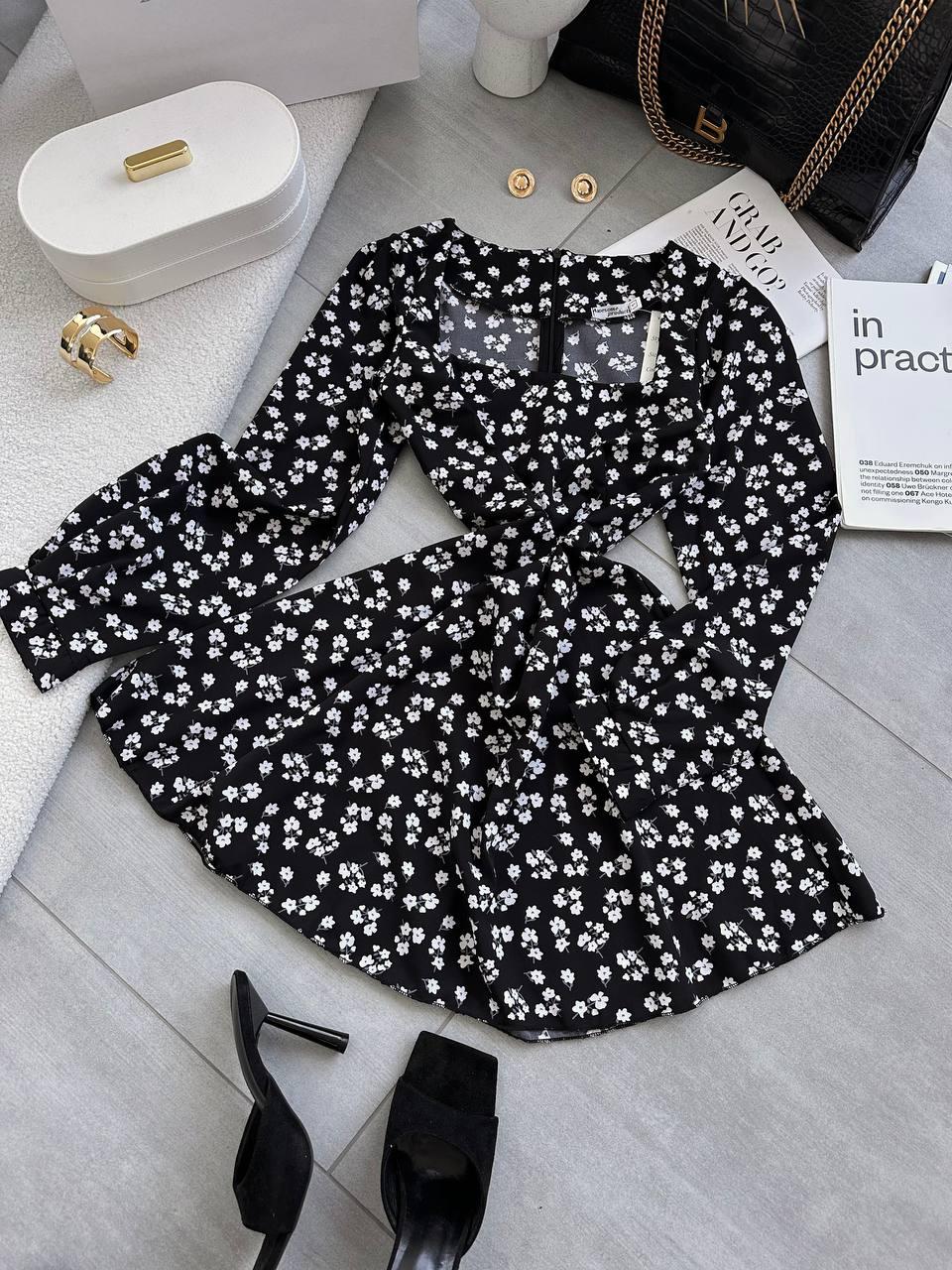 Жіноча сукня з софту принт, фото 1