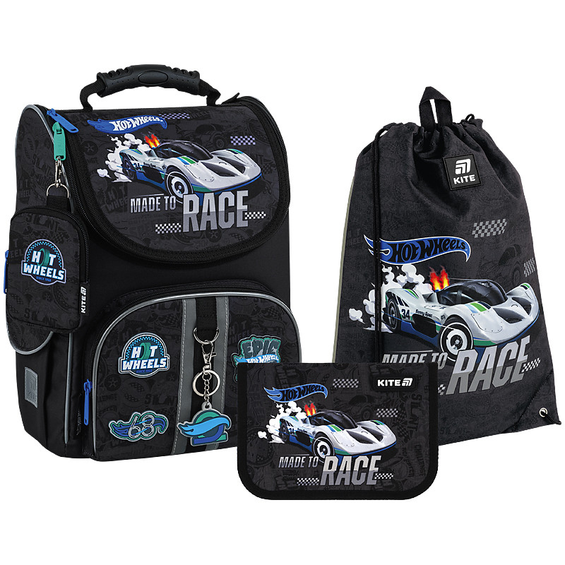 Шкільний набір Kite Education Hot Wheels SET_HW25-501S