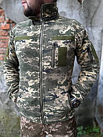 Флісова кофта піксель військова тактична фліска армійська зсу