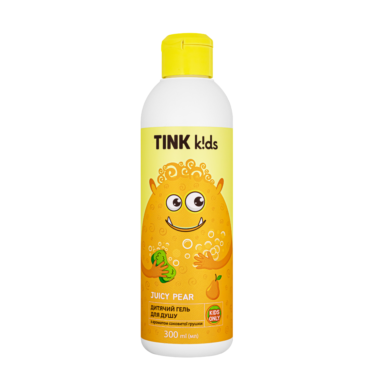 Гель для душу для дітей від 3 років Tink kids Juicy Pear 300 мл, фото 1