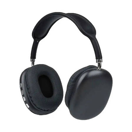 Накладні бездротові Bluetooth навушники Stereo Headset P9 з мікрофоном для iOS Android Чорний, фото 1