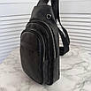 Чоловіча стильна нагрудна сумка-слінг Gucci, фото 3