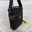 Стильна чоловіча сумка-барсетка Louis Vuitton, фото 5