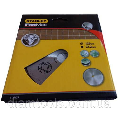 Диск алмазний по бетону Stanley 125x22.2мм (STA38007)