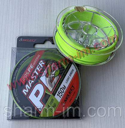 Шнур Select Master PE 150 м (Салатовий) 0.14 мм/17 кг, фото 1