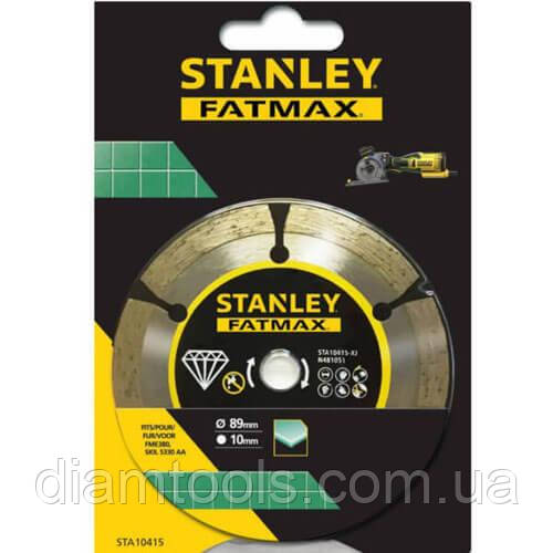 Диск алмазний по плитці Stanley 89x10мм (STA10415)