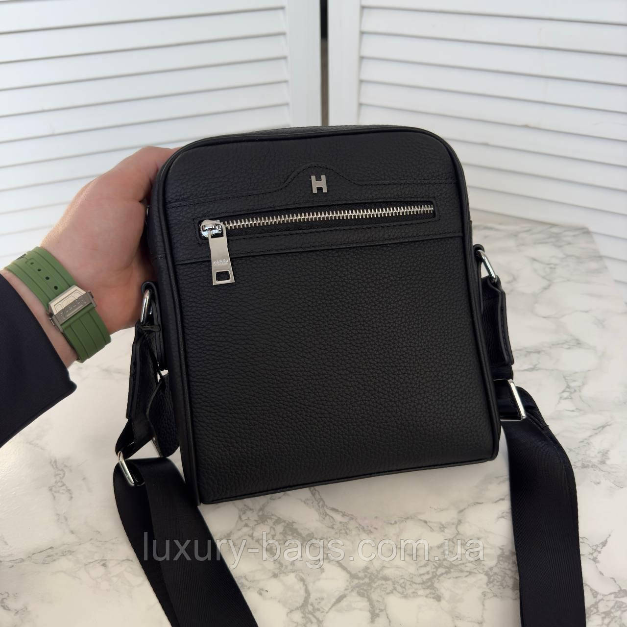 Чоловіча сумка через плече Hermes