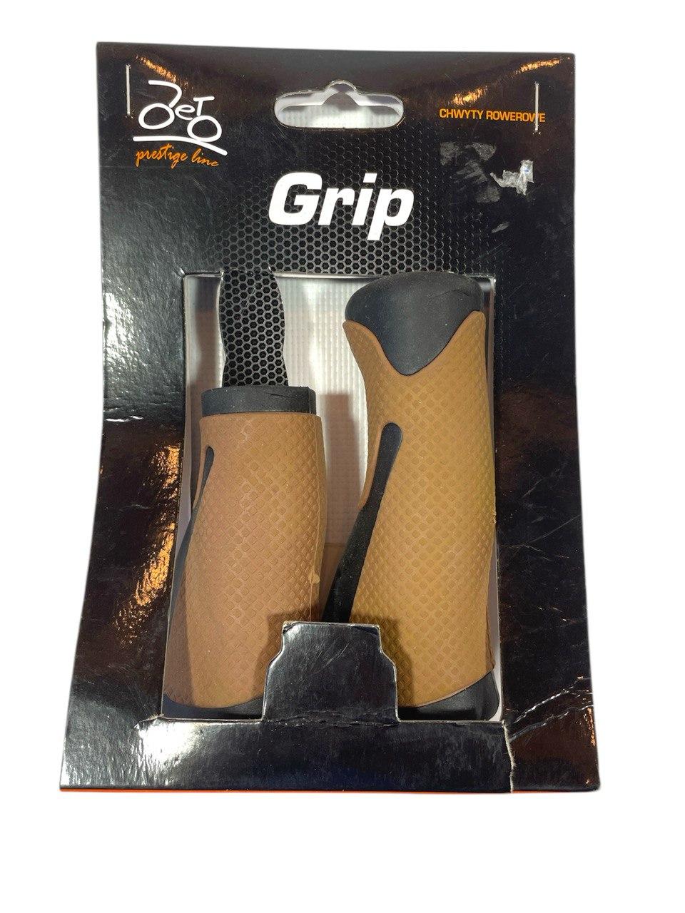 🚲Гріпси велосипедні, велосипедні ручки ергономічні Grip коричневі, фото 1