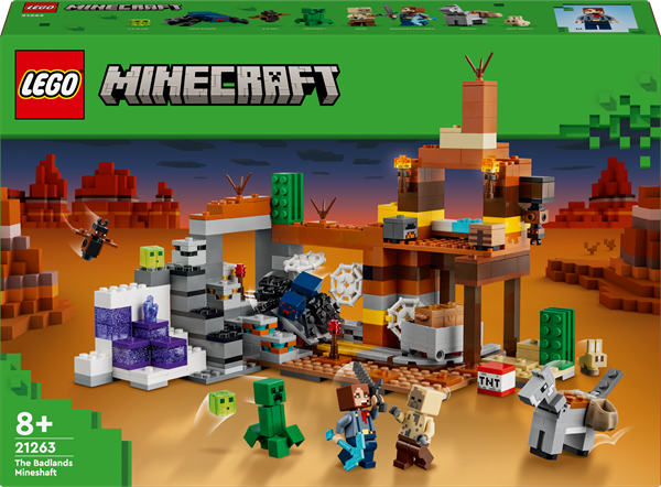 Конструктор LEGO Minecraft Закишена шахта в пустельних землях 538 деталей (21263)