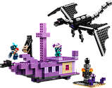 Конструктор LEGO Minecraft Дракон Энда и Корабль Края 657 деталей (21264), фото 5