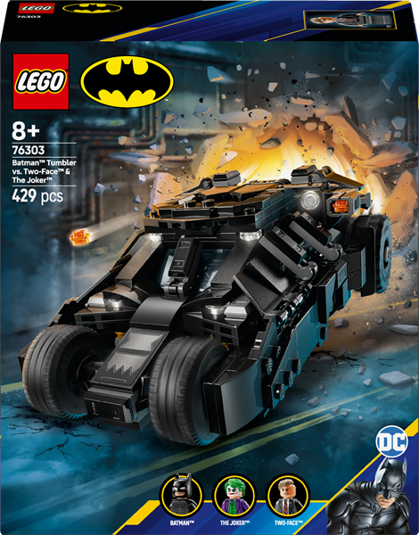 Конструктор LEGO Бетмен Тумблер проти Дволикого та Джокера 429 деталей (76303)