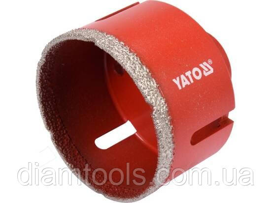 Коронка алмазна по кераміці Yato 68мм (YT-60447)