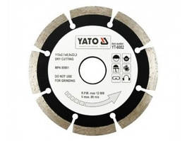 Диск алмазний по бетону Yato 115x22.2x2.1мм (YT-6002)