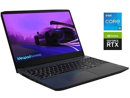 Ігровий ноутбук Б-клас Lenovo IdeaPad Gaming 3 15IHU6/ 15.6" 1920x1080/ i5-11300H/ 8GB RAM/ 256GB SSD/ RTX 3050 4GB, фото 1