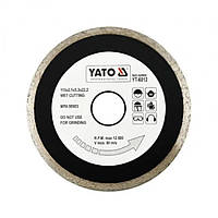 Диск алмазний по кераміці Yato 115x22.2x2.1мм (YT-6012)