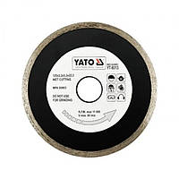 Диск алмазний по кераміці Yato 125x22.2x2.2мм (YT-6013)