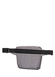 Сумка на пояс POOLPARTY Fanny сіра, фото 3