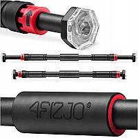 Турнік розсувний 4FIZJO 66-100 см Black/Red (P-5907739310385)