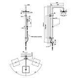 Душова стійка Qtap CRM 1001, фото 2