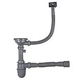 Кухонна мийка Lidz 6050 0,6 мм Satin (LIDZ605006SAT), фото 8