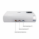 Водонагрівач електричний Thermo Alliance 80 л плоский горизонтальний, мокрий ТЕН 2 кВт (0,8 + 1,5,2), фото 4