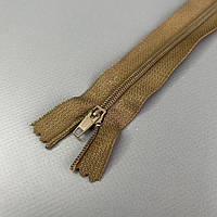 Блискавка брючна 18 см напівавтомат, гірчична