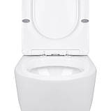 Унітаз-компакт Qtap Jay з сидінням Soft-close QT07222176W, фото 5