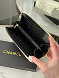 Жіночий гаманець Chanel білий із комплектацією великий Шанель, фото 5