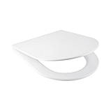 Сидіння для унітазу Qtap (Swan, Jay) з мікроліфтом Slim QT1699SC5176W, фото 3